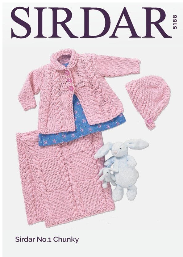 Sirdar Snuggly Coat & Accessories Knitting Pattern Leaflet 5188