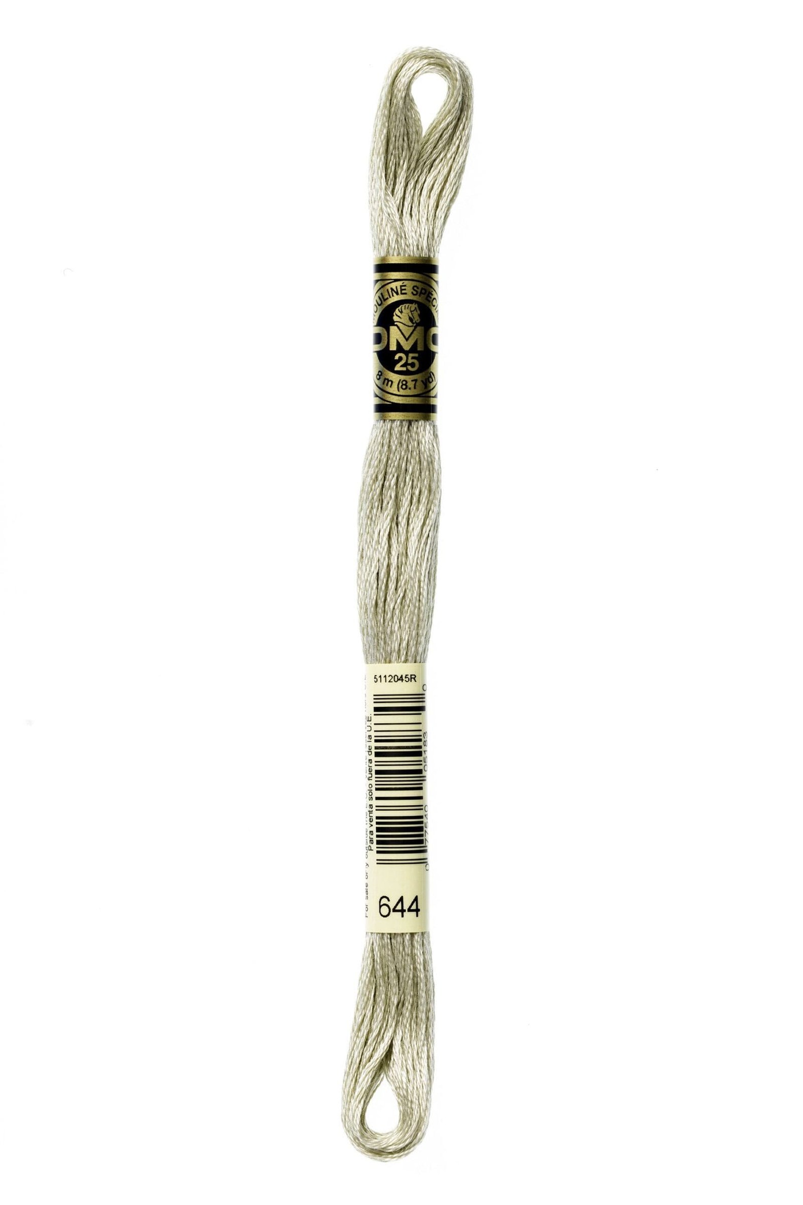 DMC Mouliné Special Cotton Thread 644 Medium Beige Gray