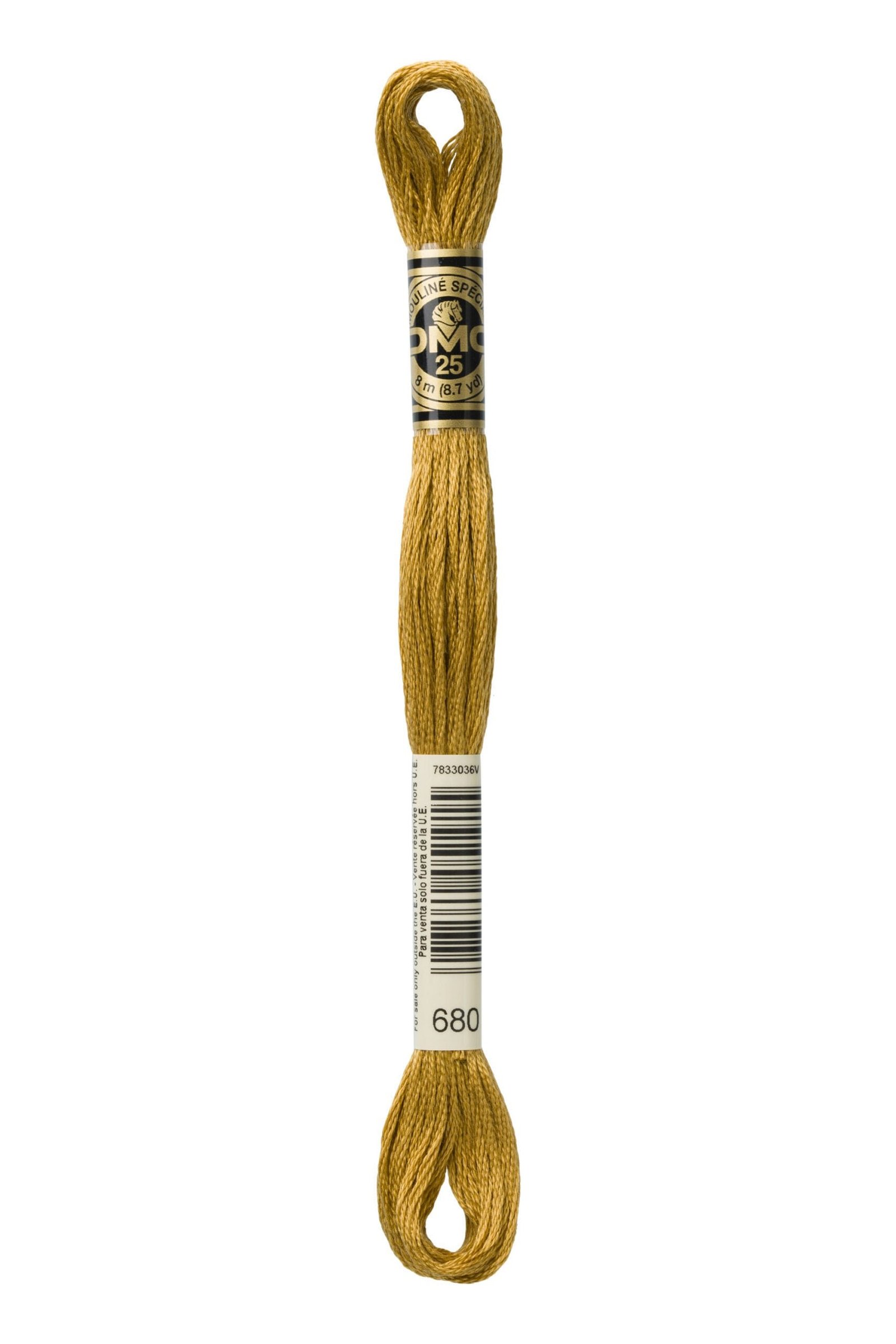 DMC Mouliné Special Cotton Thread 680 Dark Old Gold