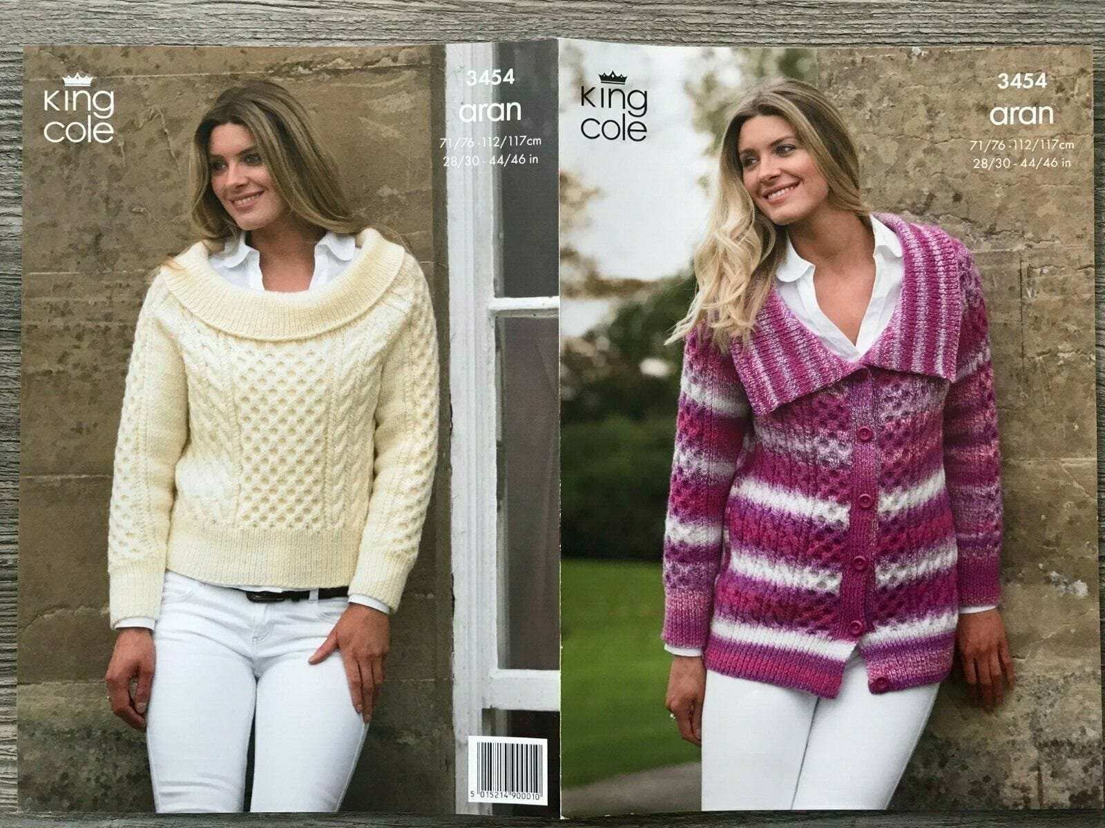 King Cole Cardigan & Top Knitting Pattern Leaflet 3454