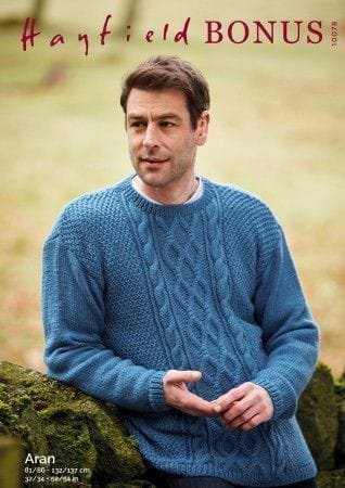 Hayfield Sweater Knitting Pattern Leaflet 10078