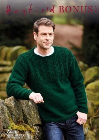 Hayfield Sweater Knitting Pattern Leaflet 10077