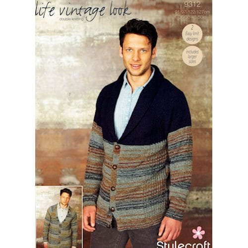 Stylecraft Cardigans Knitting Pattern Leaflet 9312