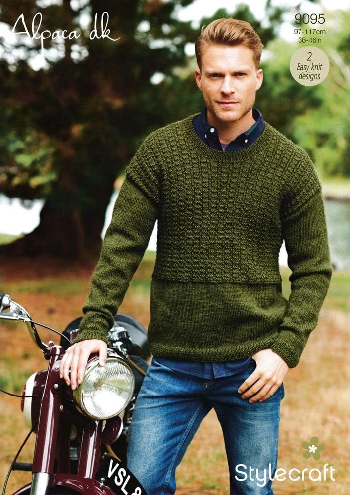Stylecraft Sweaters Knitting Pattern Leaflet 9095