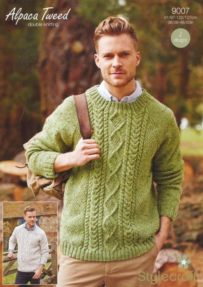 Stylecraft Sweaters Knitting Pattern Leaflet 9007