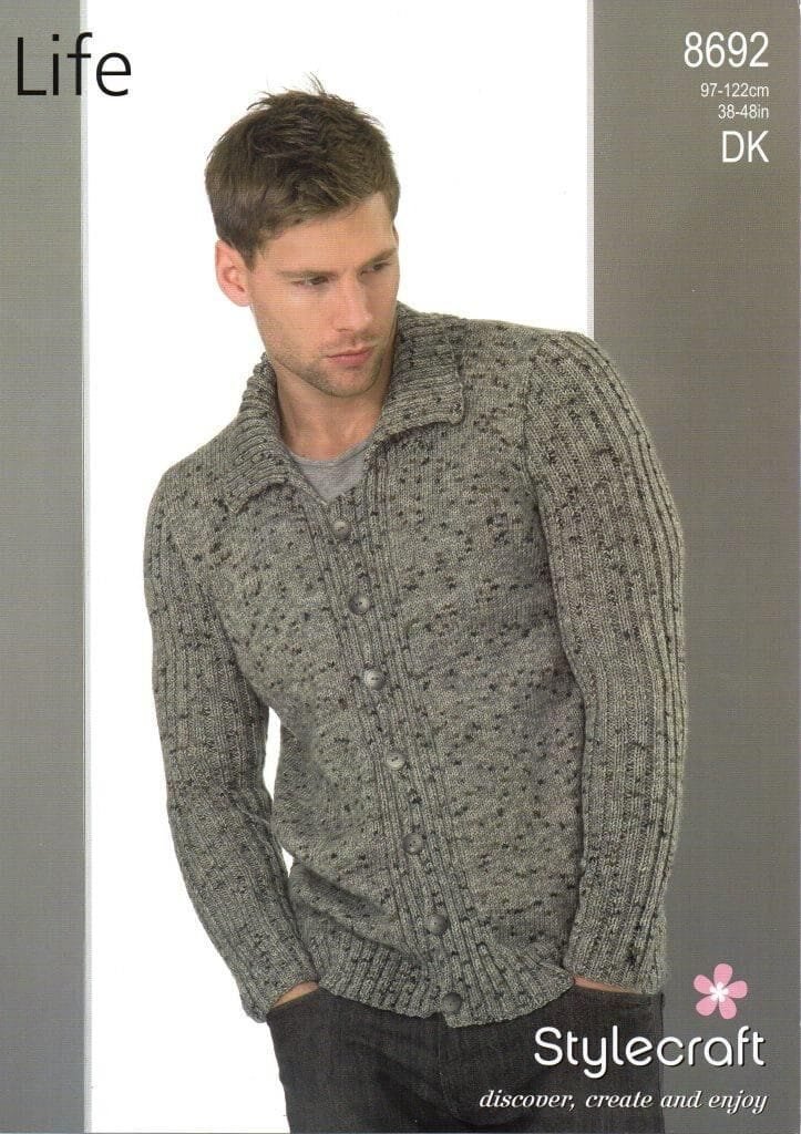 Stylecraft Cardigans Knitting Pattern Leaflet 8692