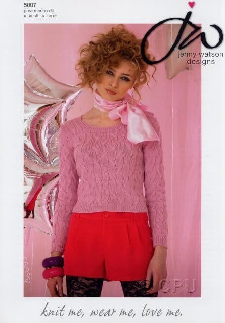 Jenny Watson Sweater Knitting Pattern Leaflet 5007