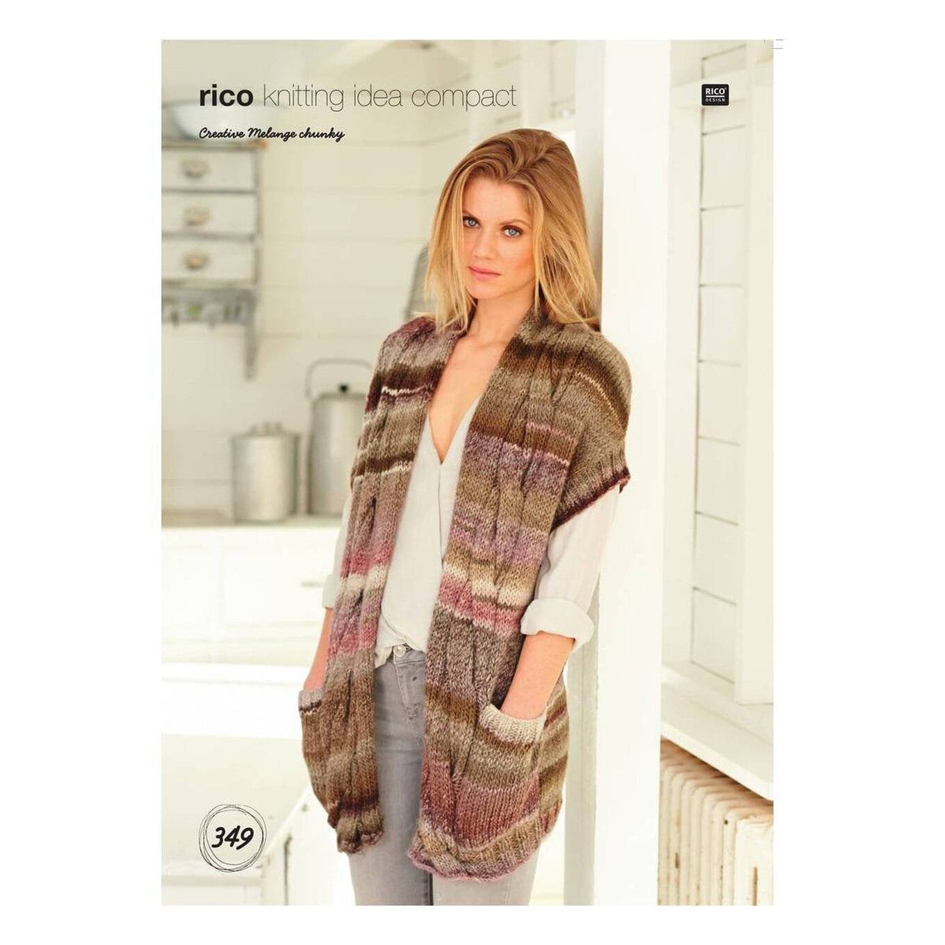 Rico Design Jacket and Waistcoat Knitting Pattern Leaflet 349