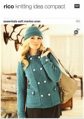 Rico Design Jackets Knitting Pattern Leaflet 185