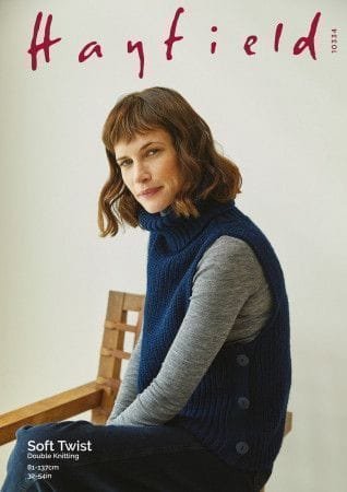 Hayfield Vest Knitting Pattern Leaflet 10334