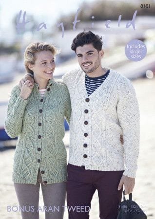 Hayfield Cardigans Knitting Pattern Leaflet 8101