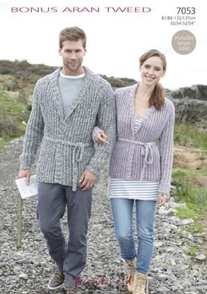 Hayfield Jackets Knitting Pattern Leaflet 7053