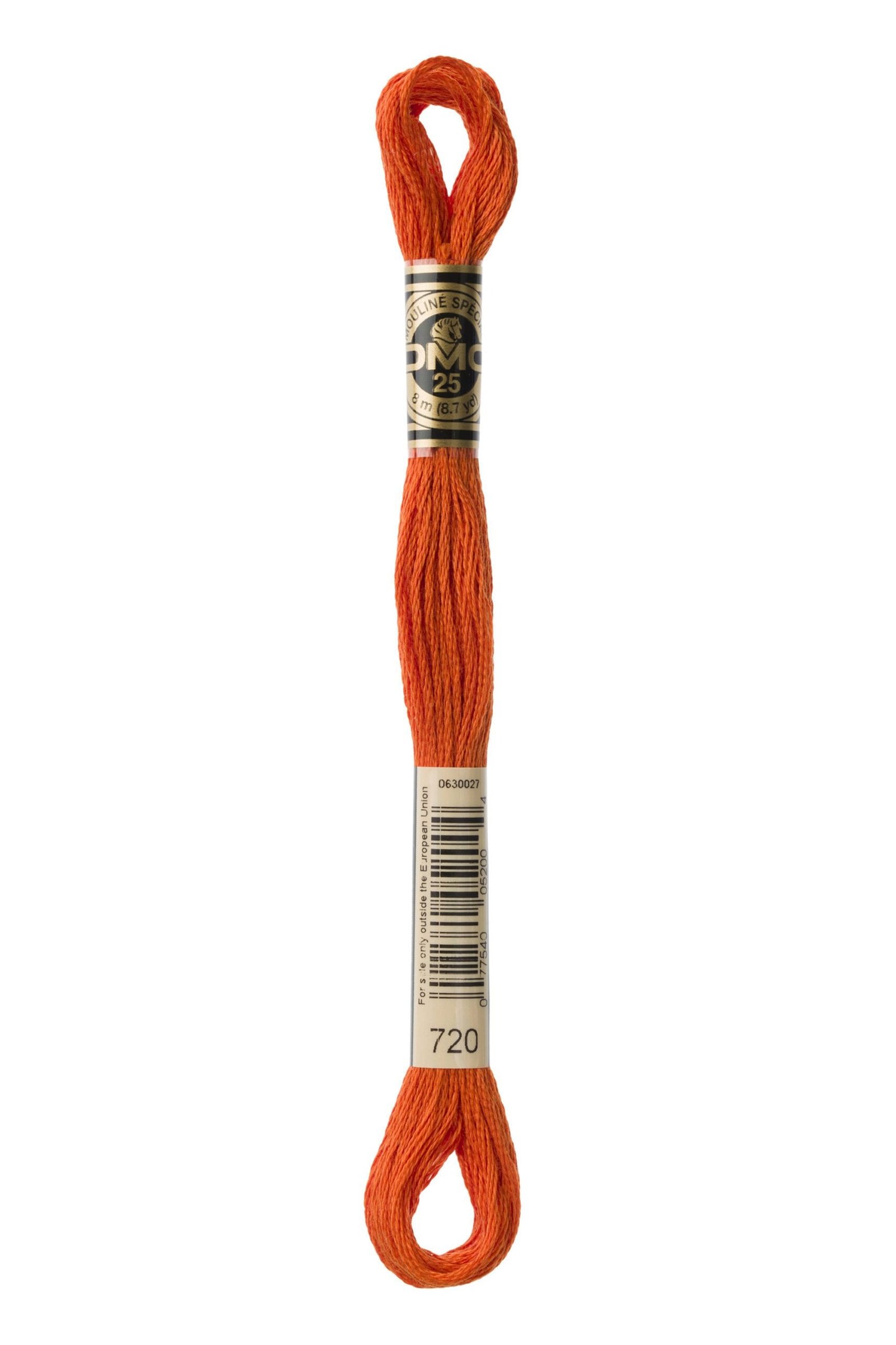 DMC Mouliné Special Cotton Thread 720 Dark Orange Spice