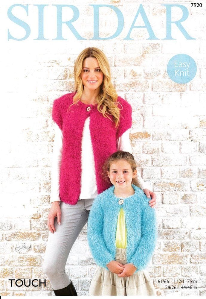 Sirdar Cardigan Knitting Pattern Leaflet 7920