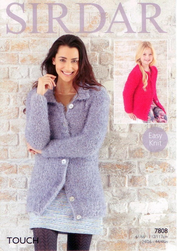 Sirdar Cardigans Knitting Pattern Leaflet 7808