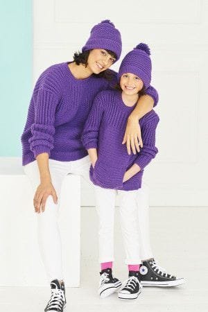 Stylecraft Sweater and Hat Knitting Pattern Leaflet 9767