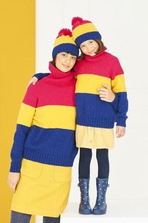 Stylecraft Sweater and Hat Knitting Pattern Leaflet 9763