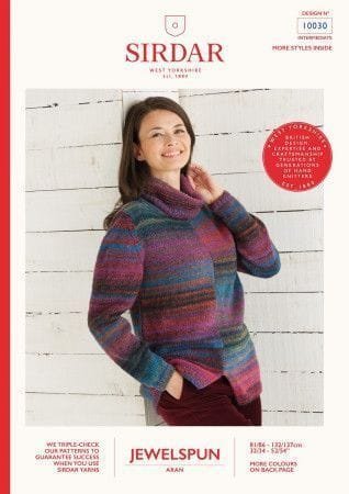 Sirdar Sweater Knitting Pattern Leaflet 10030