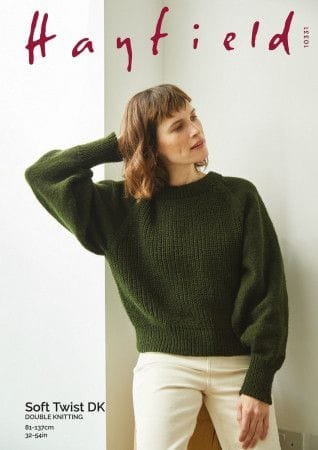 Hayfield Sweater Knitting Pattern Leaflet 10331