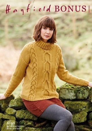 Hayfield Sweater Knitting Pattern Leaflet 10080