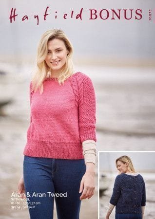 Hayfield Top Knitting Pattern Leaflet 10075