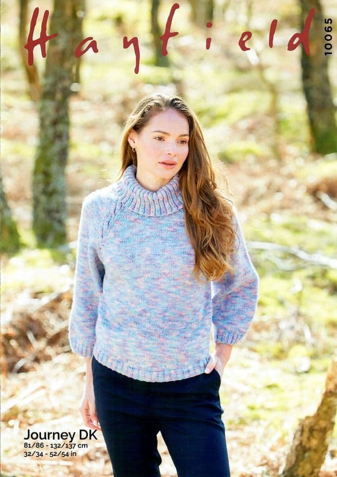 Hayfield Sweater Knitting Pattern Leaflet 10065