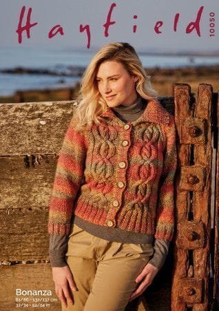 Hayfield Jacket Knitting Pattern Leaflet 10050