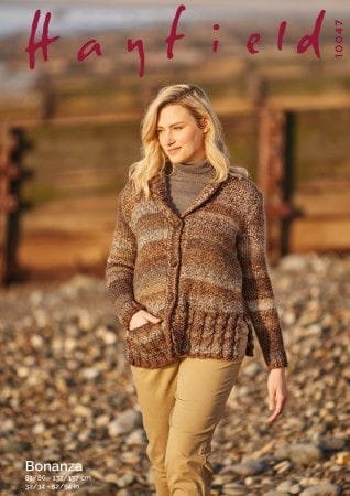 Hayfield Jacket Knitting Pattern Leaflet 10047