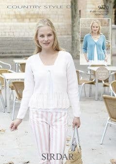 Sirdar Cardigan Knitting Pattern Leaflet 9720