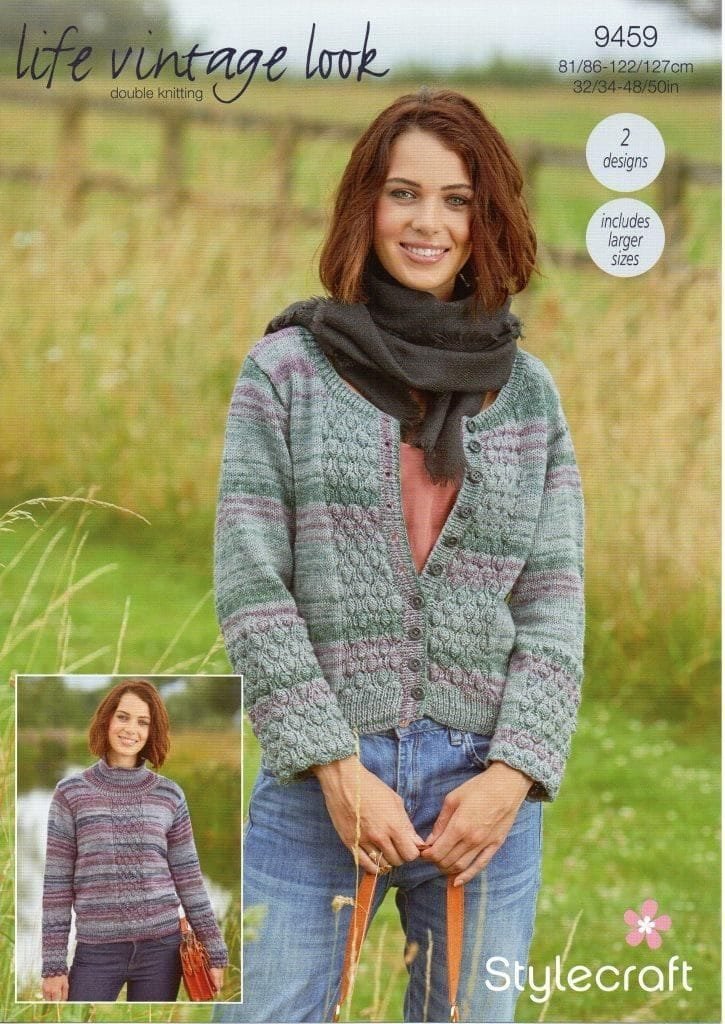 Stylecraft Cardigans Knitting Pattern Leaflet 9459