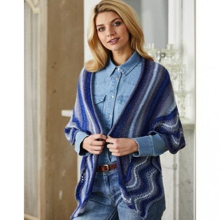 Stylecraft Shawls Knitting Pattern Leaflet 9424