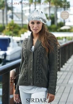Sirdar Cardigans Knitting Pattern Leaflet 9437