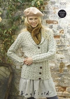 Hayfield Cardigans Knitting Pattern Leaflet 9220