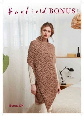 Hayfield Scarf Knitting Pattern Leaflet 8208