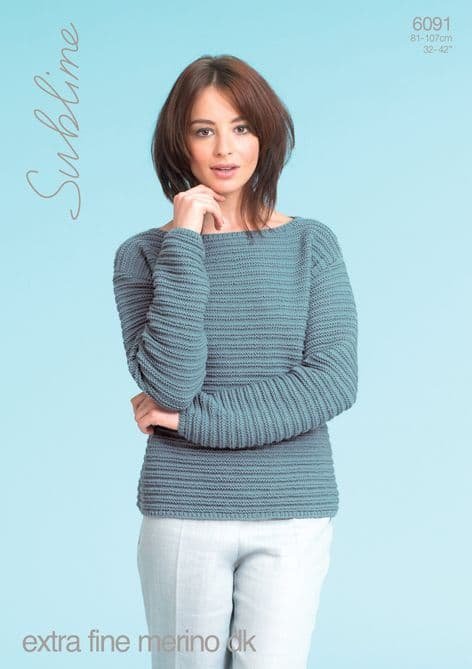 Sirdar Sweaters Knitting Pattern Leaflet 6091