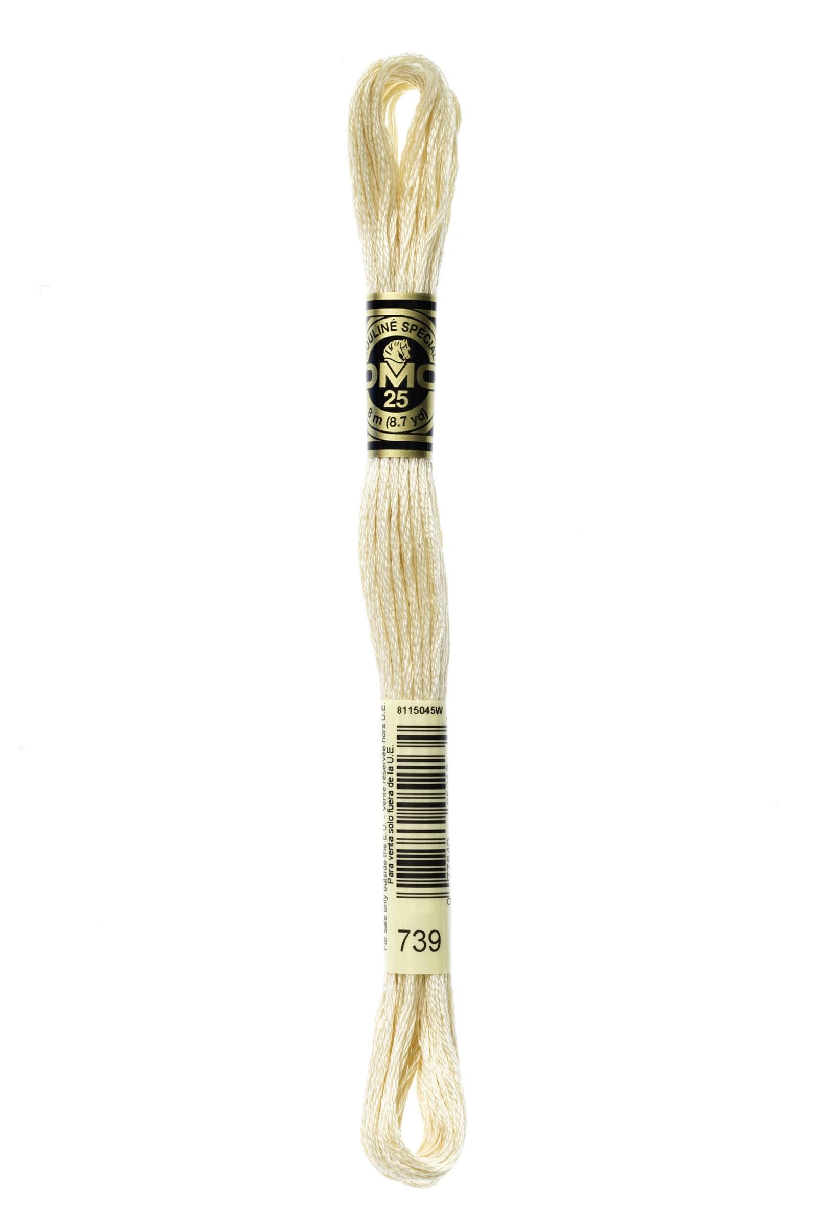 DMC Mouliné Special Cotton Thread 739 Ultra Very Light Tan