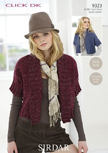 Sirdar Jacket Knitting Pattern Leaflet 9323