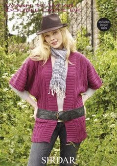 Sirdar Jacket Knitting Pattern Leaflet 9217
