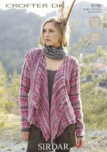 Sirdar Jacket Knitting Pattern Leaflet 9190