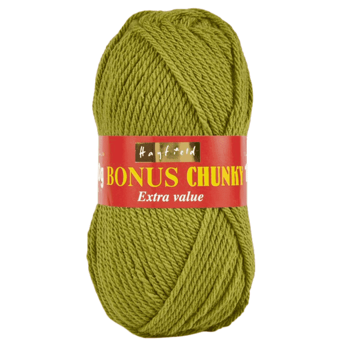 Hayfield Bonus Chunky 100g – Fern Green