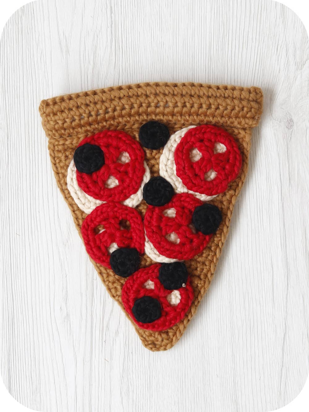 Amigurumi Kit for Knitting and Crochet – Pizza