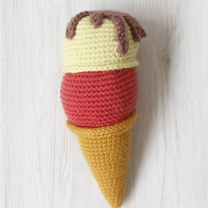 Amigurumi Kit for Knitting and Crochet – Ice cream