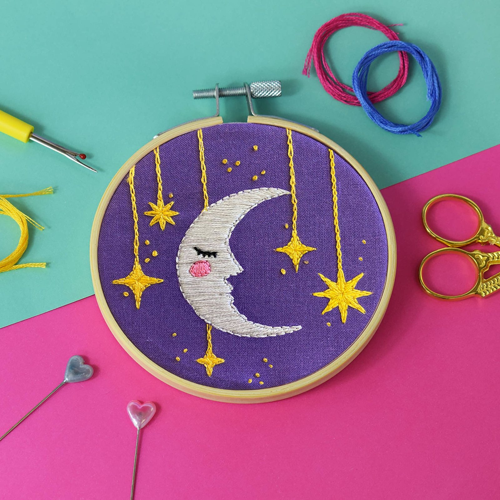 Celestial Mini Embroidery Craft Kit