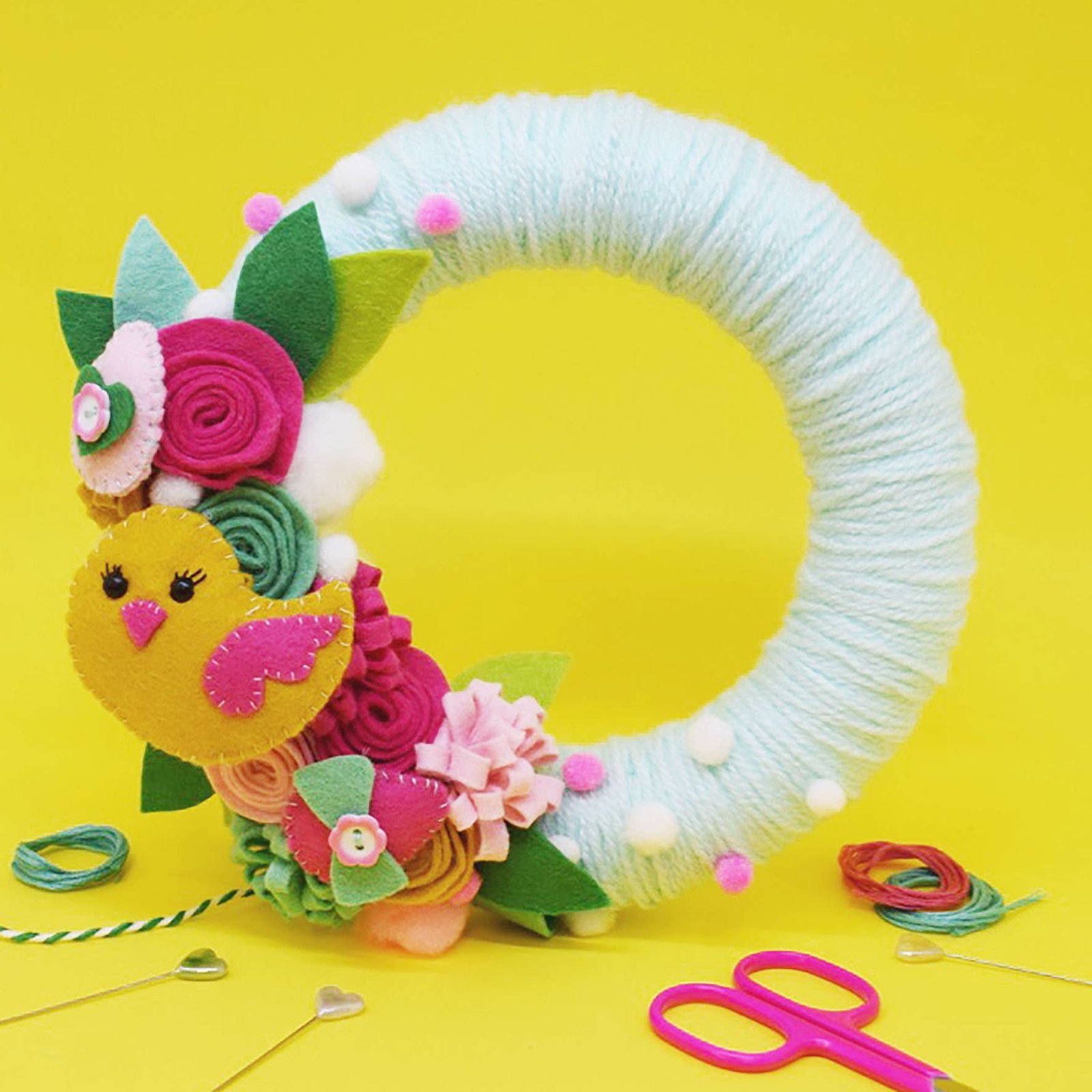 Easter Wreath Felt Craft Kit
