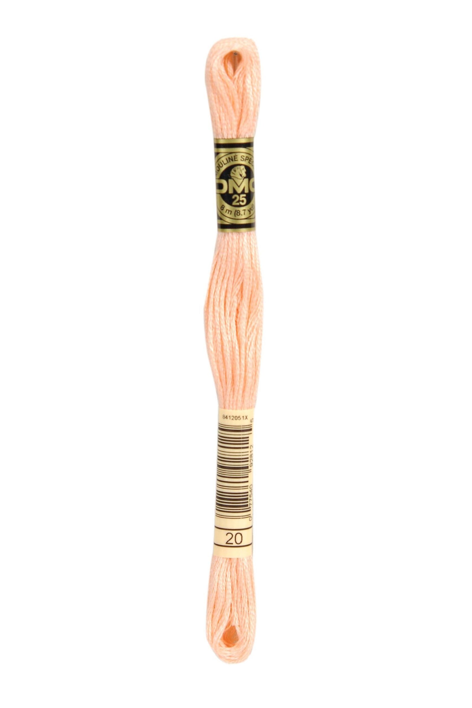 DMC Mouliné Special Cotton Thread 20 Shrimp 4 DMC Mouliné Special Cotton Thread 20 Shrimp