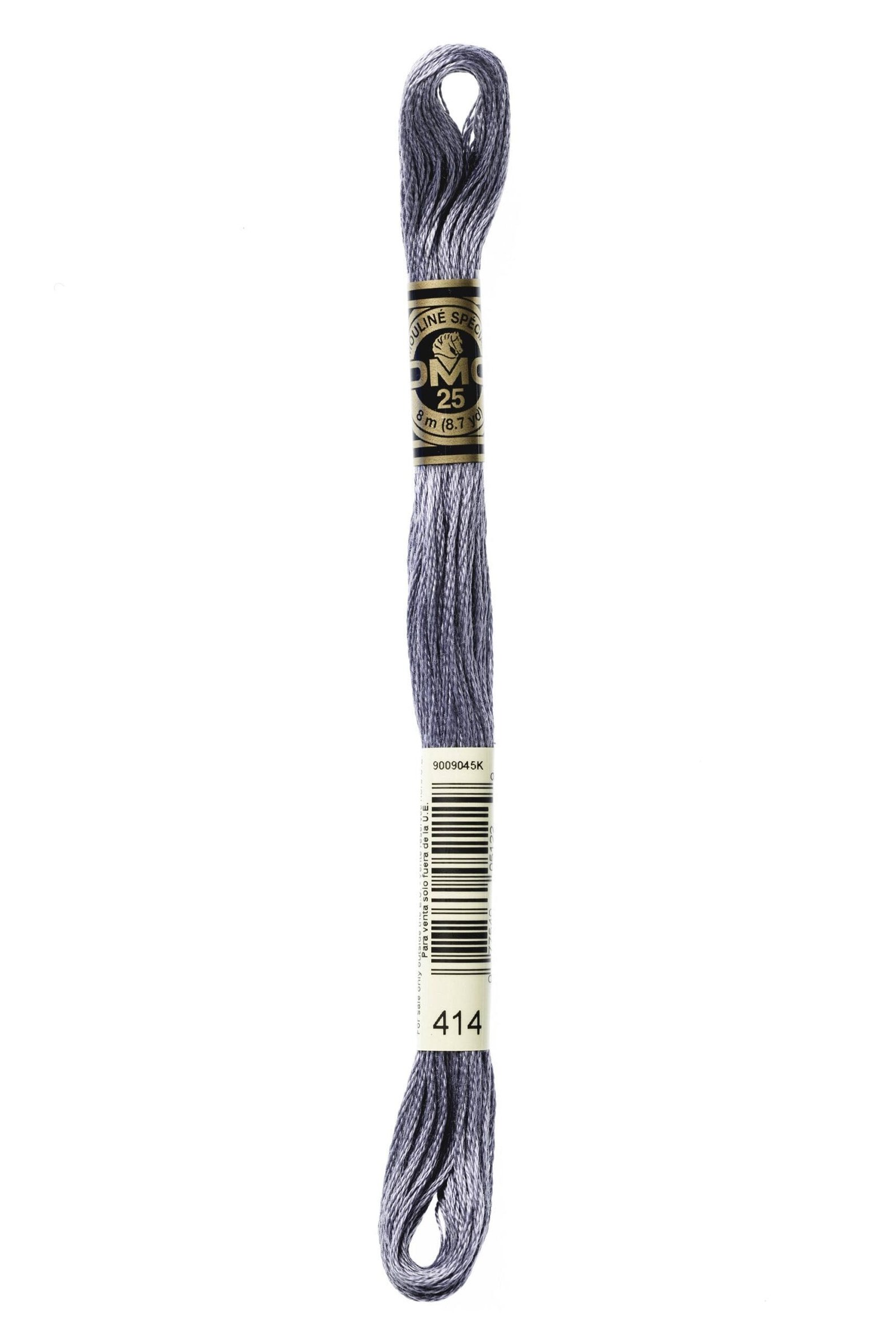 DMC Mouliné Special Cotton Thread 414 Dark Steel Gray