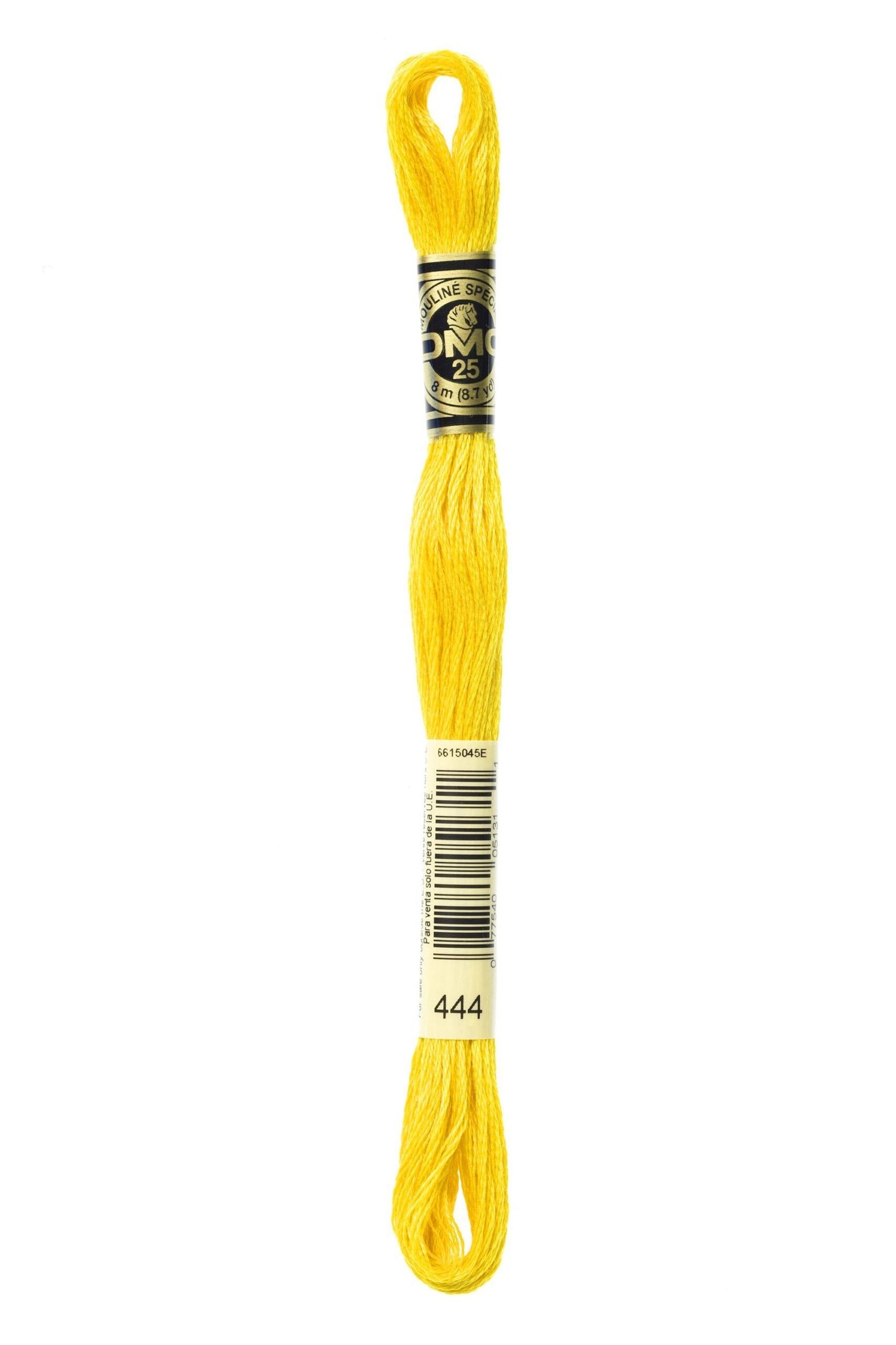 DMC Mouliné Special Cotton Thread 444 Dark Lemon