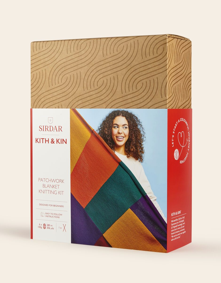 Sirdar Patchwork Blanket Knitting Kit