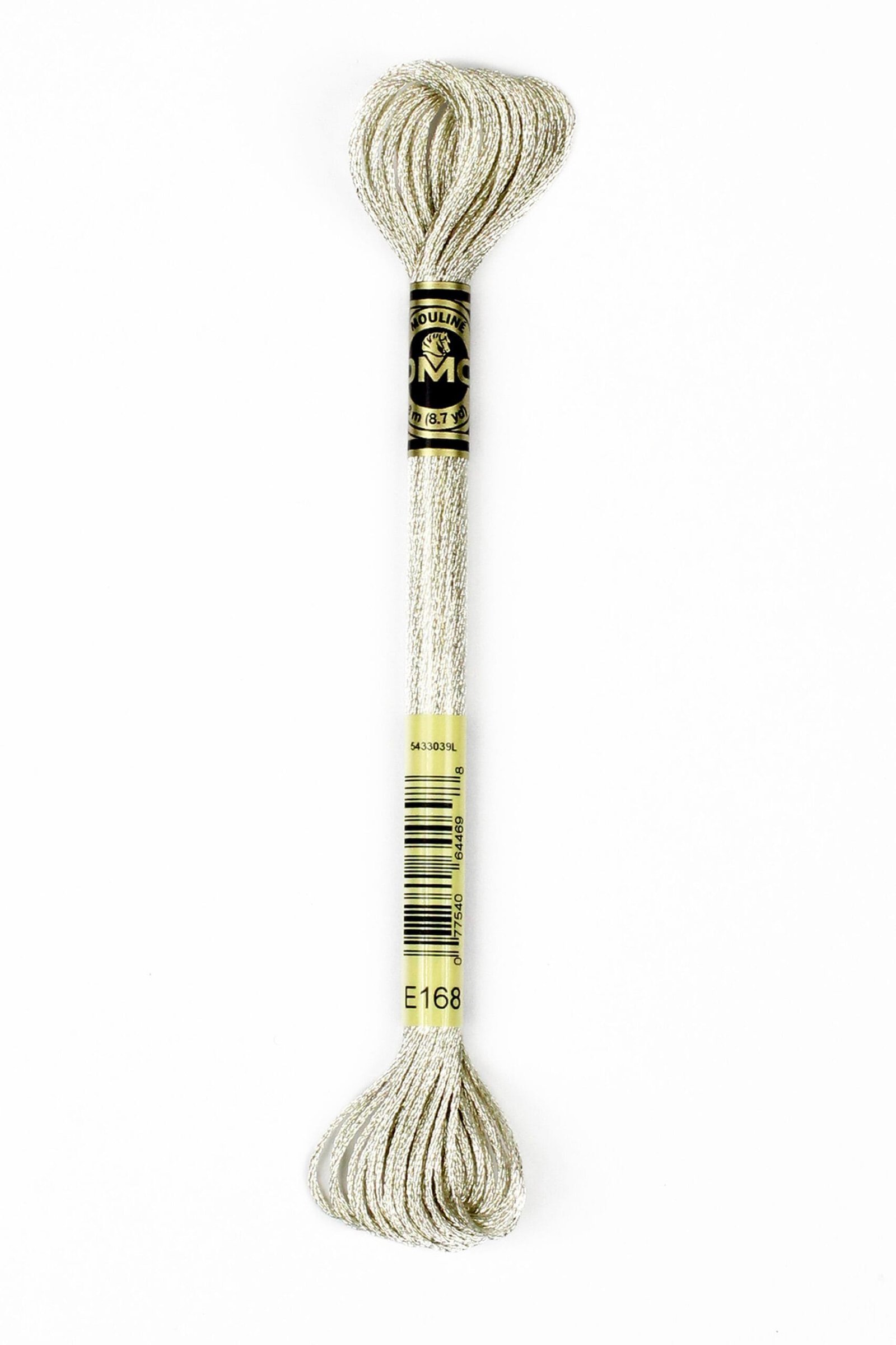 DMC Mouliné Light Effects E168 Silver