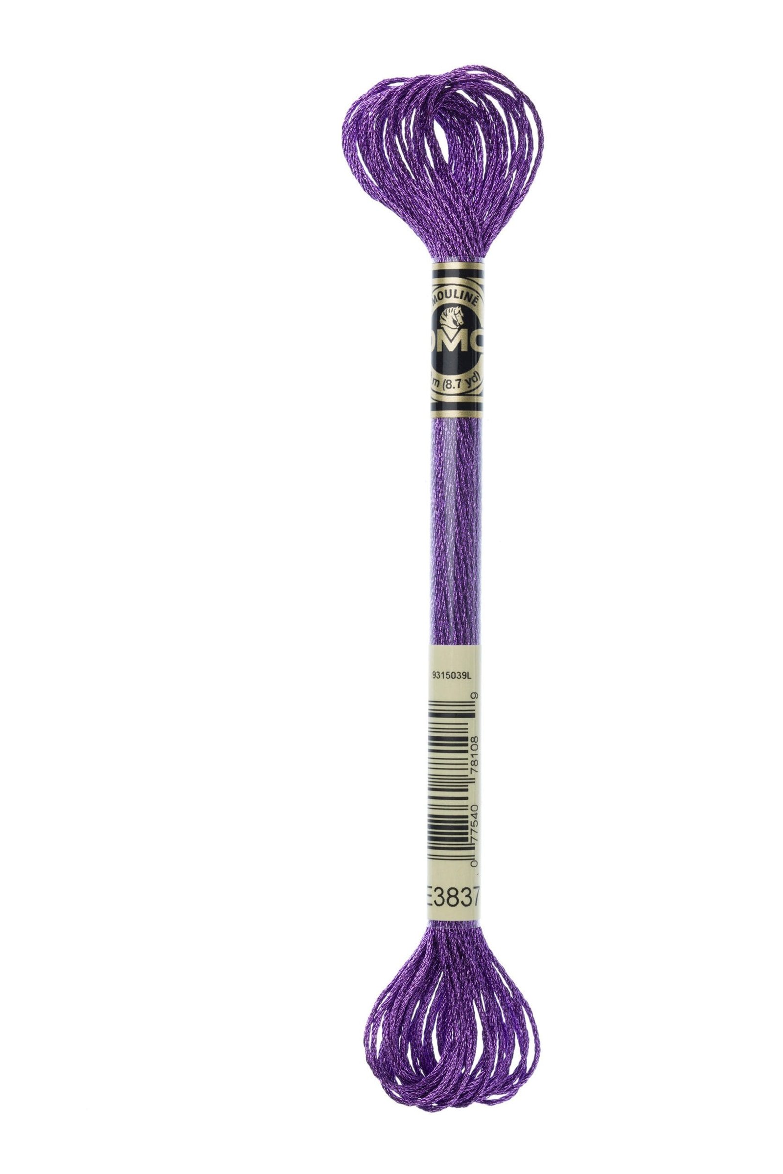 DMC Mouliné Light Effects E3837 Purple Ruby
